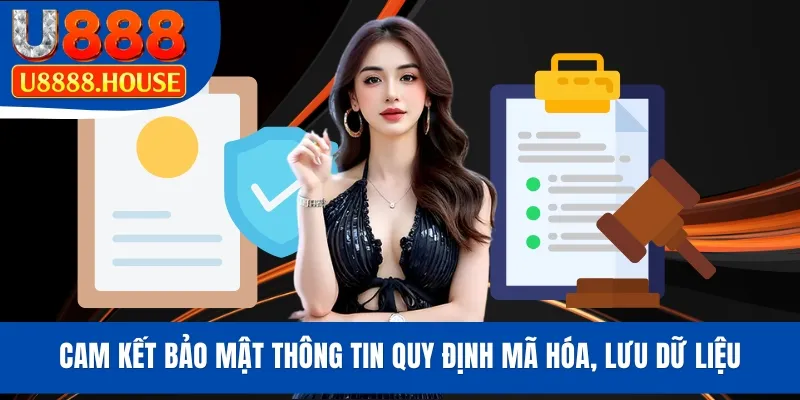 Cam kết bảo mật thông tin quy định mã hóa, lưu dữ liệu