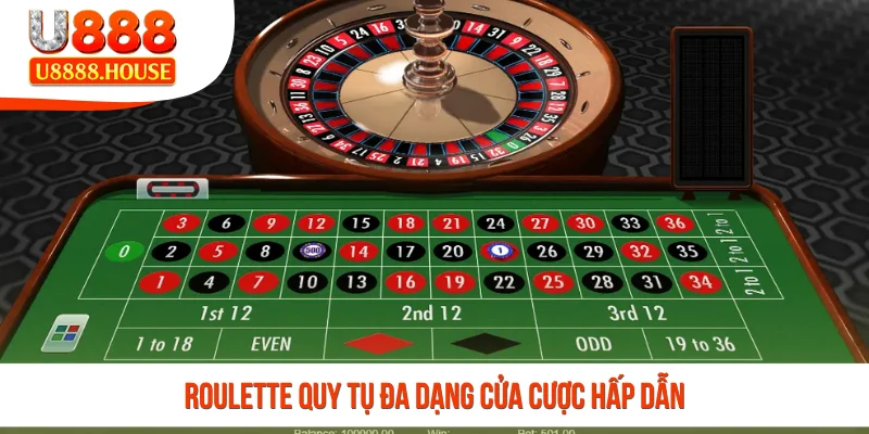 Roulette quy tụ đa dạng cửa cược hấp dẫn